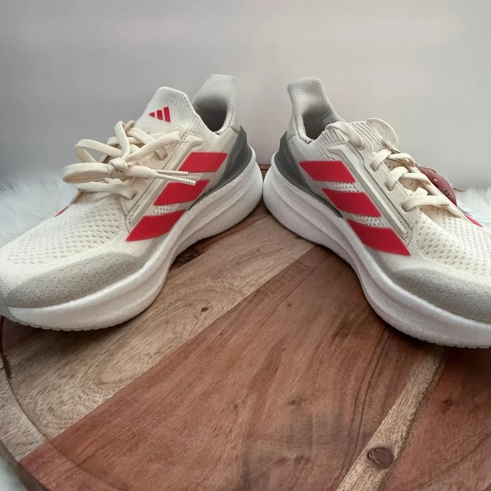Adidas‎ Ultraboost 5X W Running Shoes Cream Coral White Women US 8